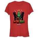 Junior's Minecraft Christmas Tree Endermans T-Shirt