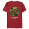 Men's Minecraft Creeper Holiday Wreath T-Shirt
