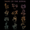 Women's Lost Gods Signs of the Zodiac T-Shirt