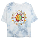 Junior's Lost Gods Celestial Moon Sun Face T-Shirt