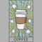 Junior's Lost Gods Coffee Cup Tarot Card T-Shirt