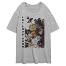 Junior's Lost Gods Let Love Grow Painting T-Shirt