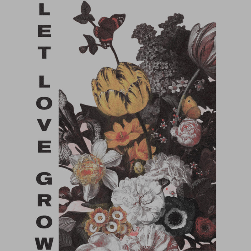 Junior's Lost Gods Let Love Grow Painting T-Shirt