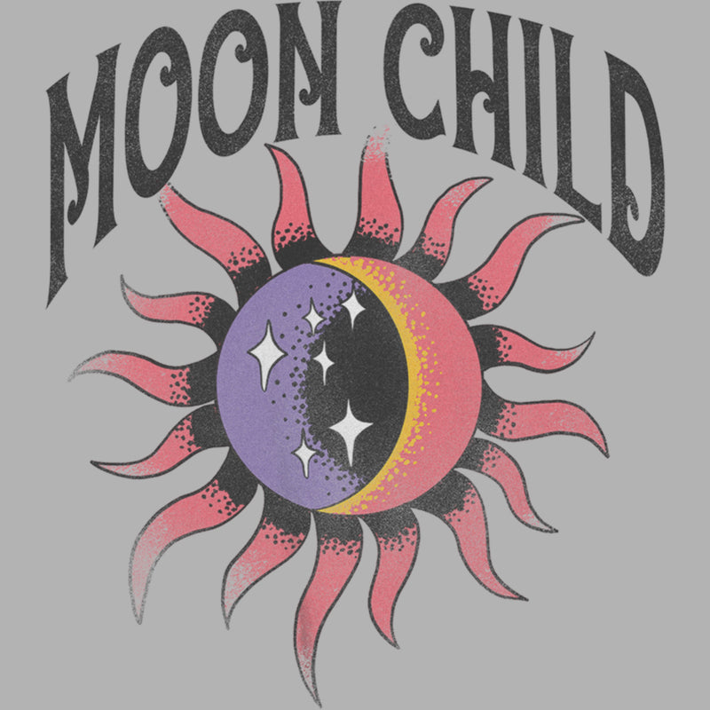 Junior's Lost Gods Moon Child Distressed T-Shirt