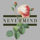 Junior's Lost Gods Nevermind Pink Rose T-Shirt