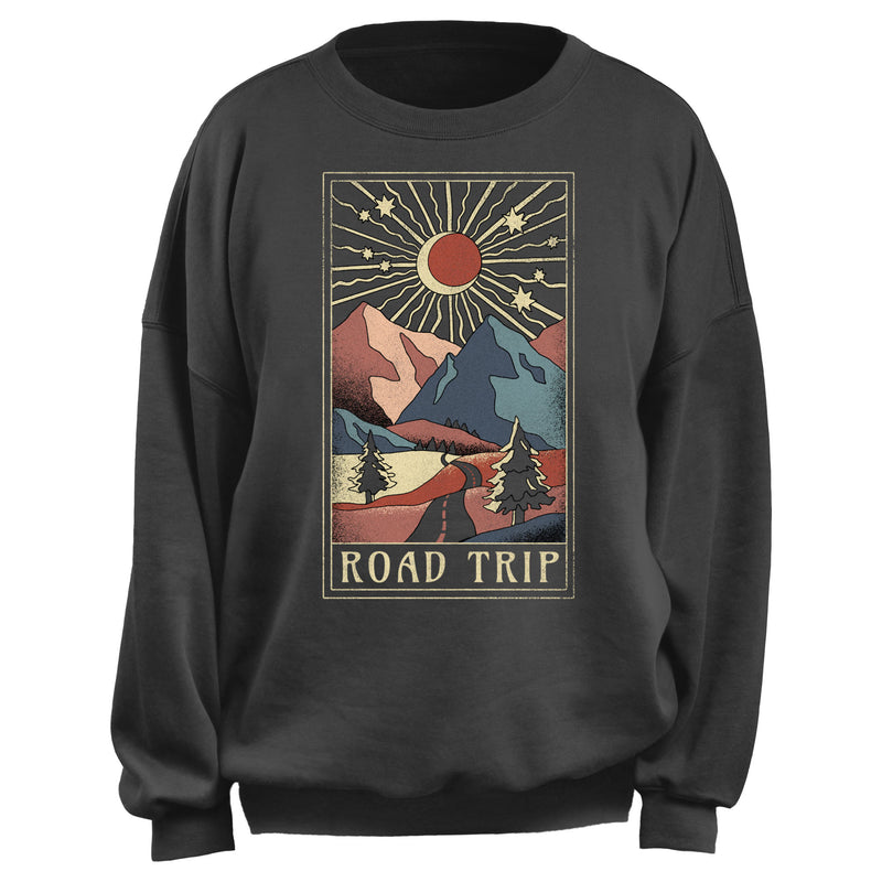 Junior's Lost Gods Road Trip Tarot Card Sweatshirt