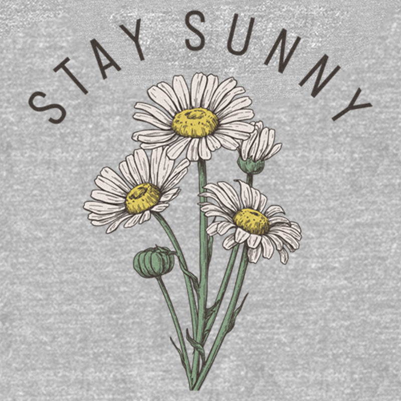 Junior's Lost Gods Stay Sunny Flowers Sweatshirt