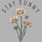 Junior's Lost Gods Stay Sunny Daisies T-Shirt