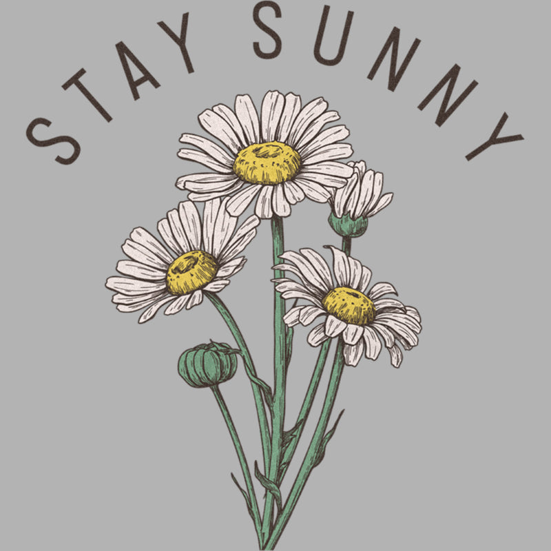 Junior's Lost Gods Stay Sunny Daisies T-Shirt