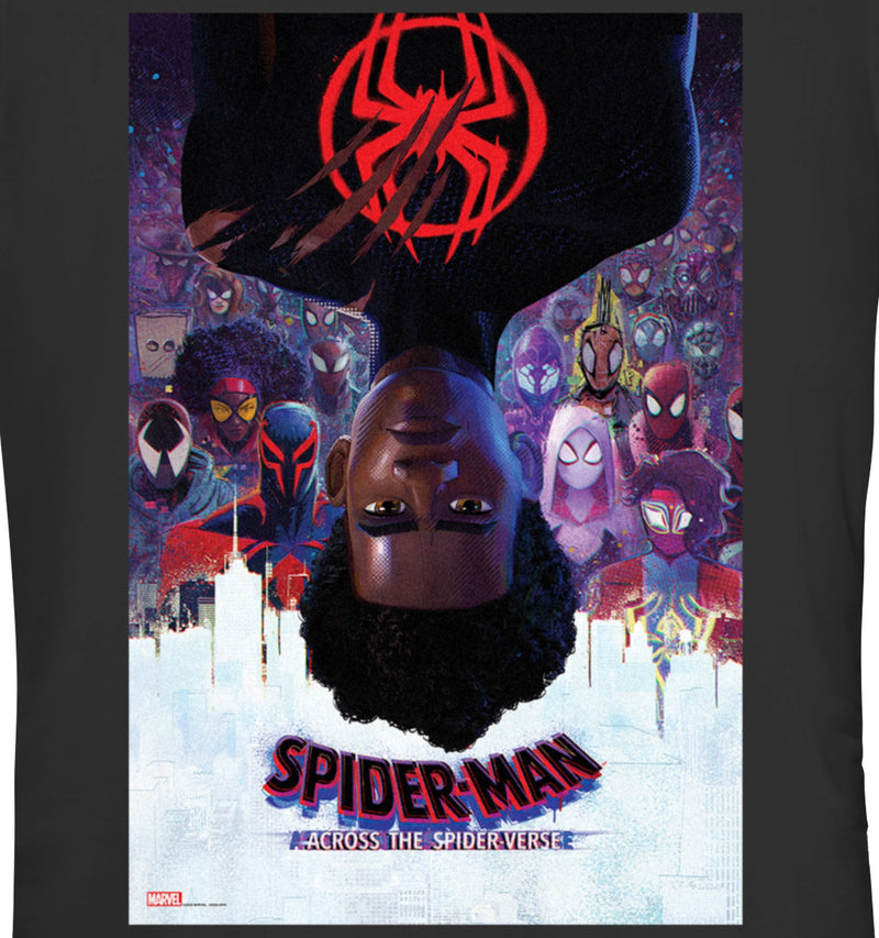 Junior's Spider-Man: Across the Spider-Verse Miles Morales Movie Poster T-Shirt