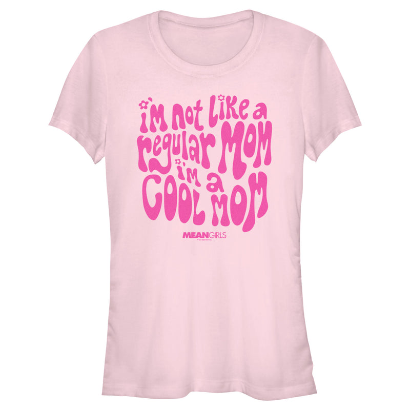 Junior's Mean Girls I'm a Cool Mom Groovy Quote T-Shirt