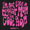 Junior's Mean Girls I'm a Cool Mom Groovy Quote Pink Sweatshirt