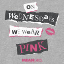 Boy's Mean Girls On Wednesdays We Wear Pink Burn Book T-Shirt