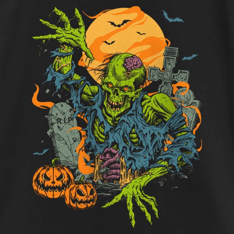 Girl's Lost Gods Halloween Zombie Scene T-Shirt