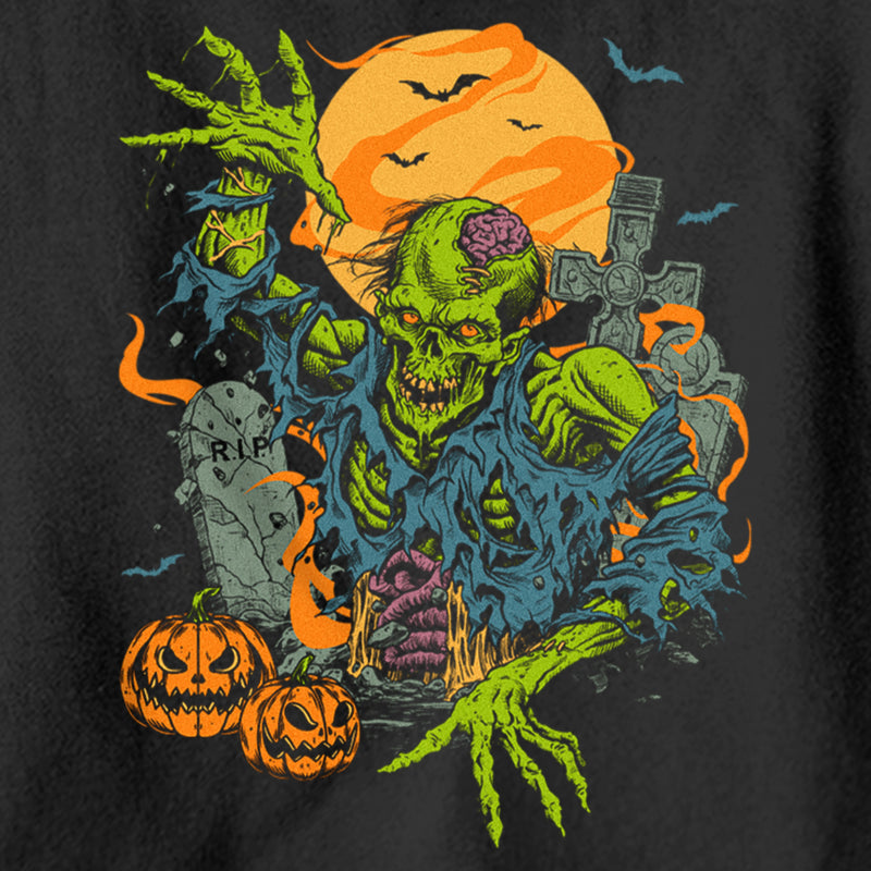 Boy's Lost Gods Halloween Zombie Scene Pull Over Hoodie