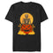 Men's Lost Gods Halloween Skeleton and Jack-O'-Lantern T-Shirt