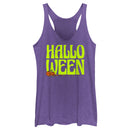 Women's Lost Gods Halloween Jack-O'-Lanterns Racerback Tank Top