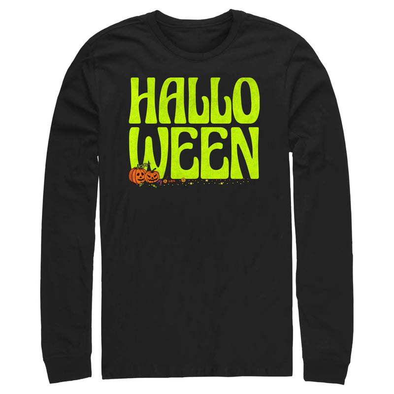 Men's Lost Gods Halloween Jack-O'-Lanterns Long Sleeve Shirt