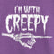 Girl's Lost Gods Halloween I'm With Creepy T-Shirt