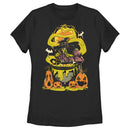 Women's Lost Gods Halloween Witches' Brew Scene T-Shirt