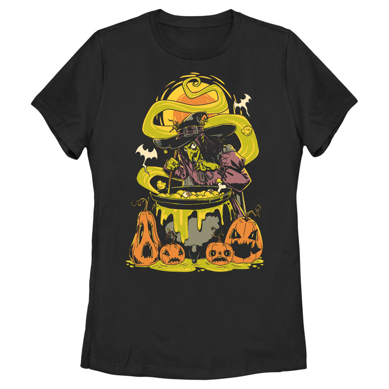 Women's Lost Gods Halloween Witches' Brew Scene T-Shirt