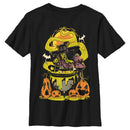 Boy's Lost Gods Halloween Witches' Brew Scene T-Shirt