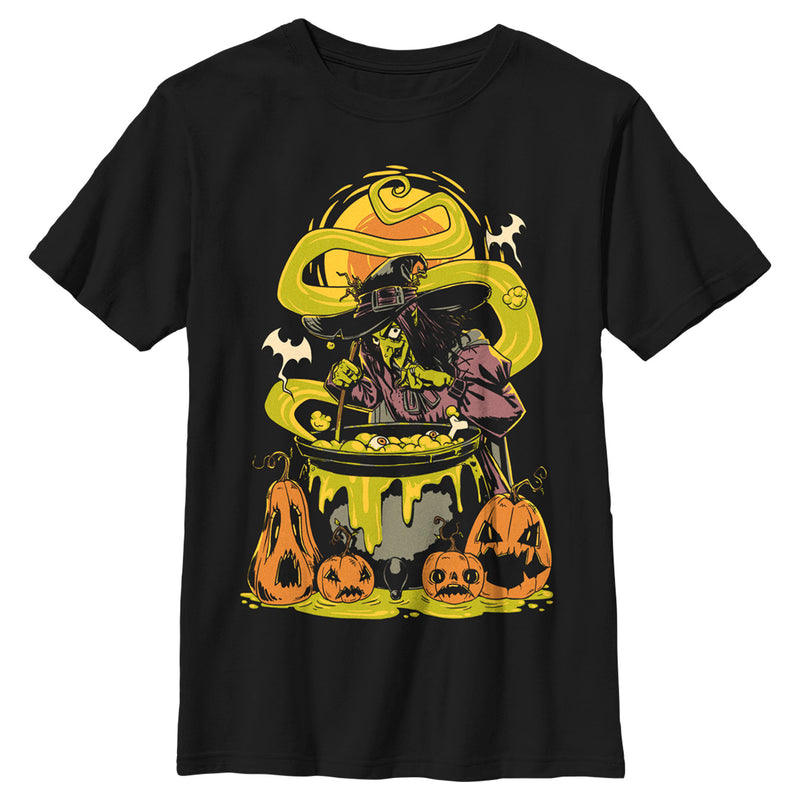 Boy's Lost Gods Halloween Witches' Brew Scene T-Shirt