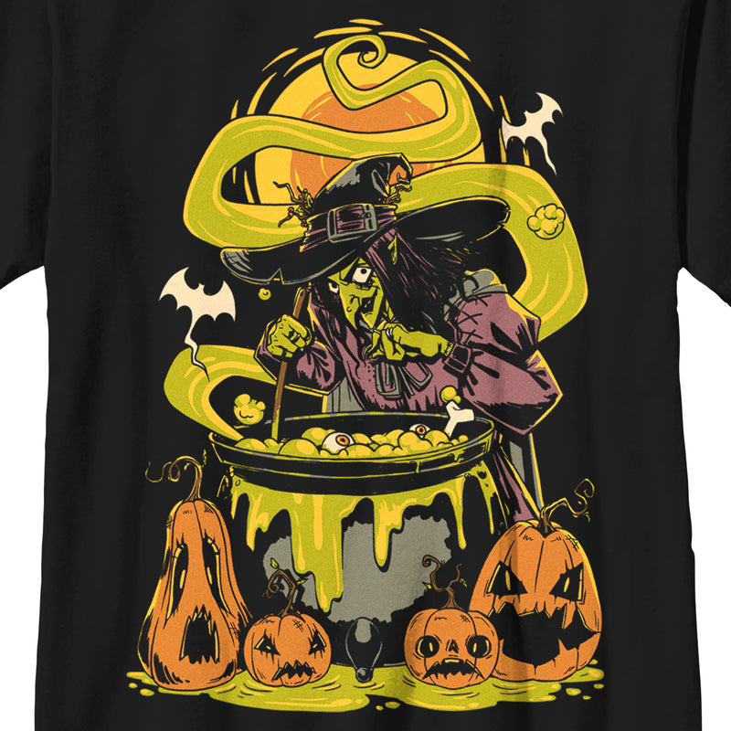 Boy's Lost Gods Halloween Witches' Brew Scene T-Shirt