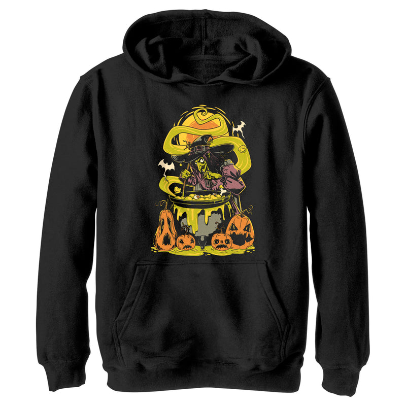 Boy's Lost Gods Halloween Witches' Brew Scene Pull Over Hoodie