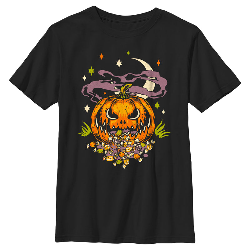 Boy's Lost Gods Halloween Jack-O'-Lantern Candy T-Shirt