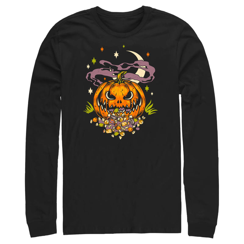 Men's Lost Gods Halloween Jack-O'-Lantern Candy Long Sleeve Shirt