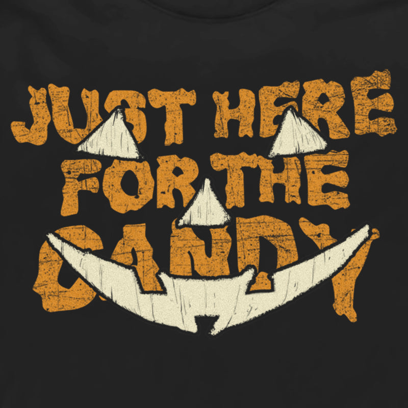 Men's Lost Gods Halloween Just Here for the Candy Jack-O'-Lantern Long Sleeve Shirt