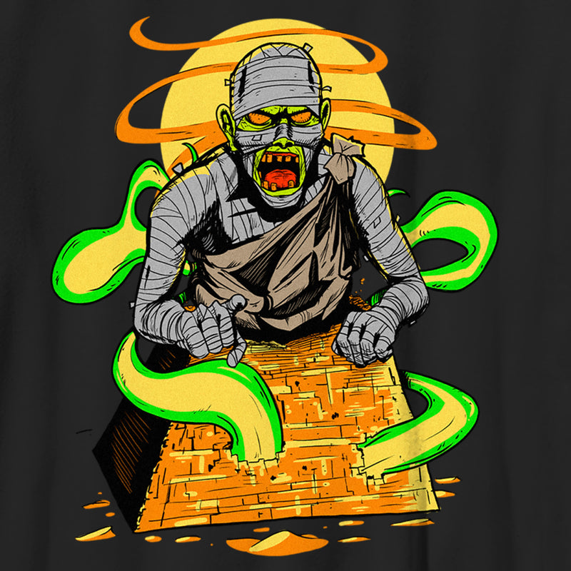 Boy's Lost Gods Halloween Mummy Scene T-Shirt