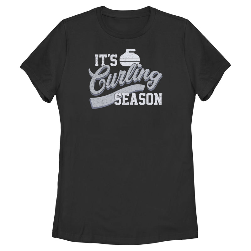 Women's Lost Gods It’s Curling Season T-Shirt