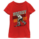 Girl's Lost Gods Hockey Player Sketch T-Shirt