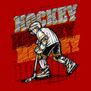 Junior's Lost Gods Hockey Player Sketch T-Shirt