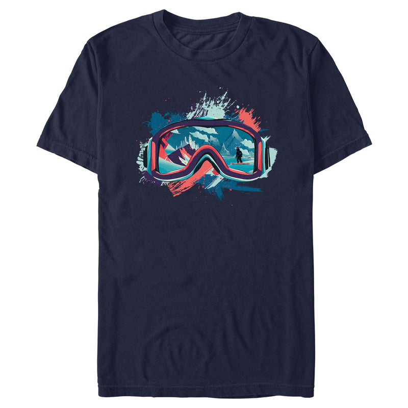 Men's Lost Gods Snow Goggles Landscape T-Shirt