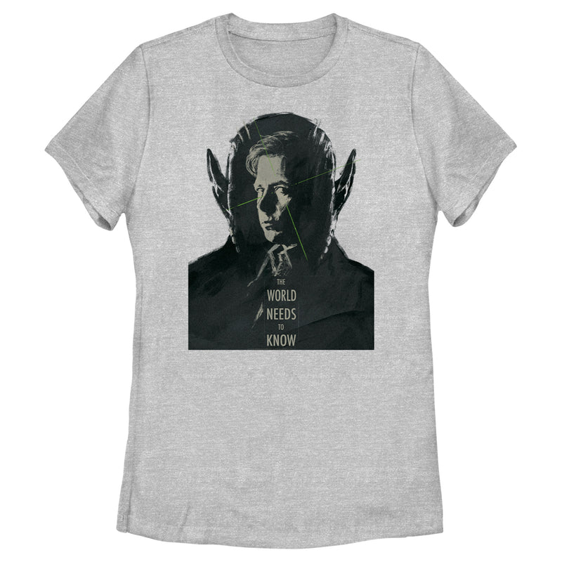 Women's Marvel: Secret Invasion Talos The World Needs to Know T-Shirt