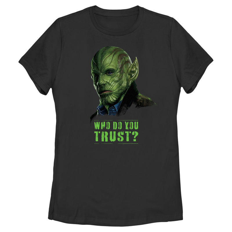 Women's Marvel: Secret Invasion Skrull Who Do You Trust T-Shirt