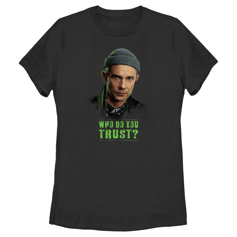 Women's Marvel: Secret Invasion Everett Ross Who Do You Trust T-Shirt