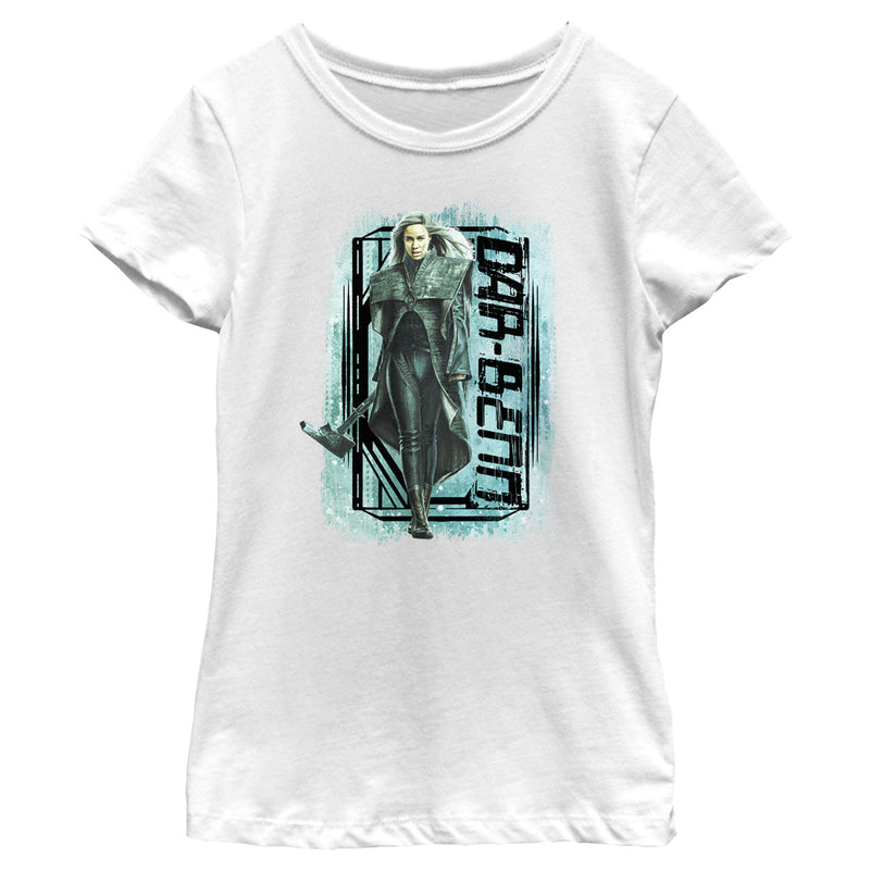 Girl's The Marvels Dar-Benn Portrait T-Shirt