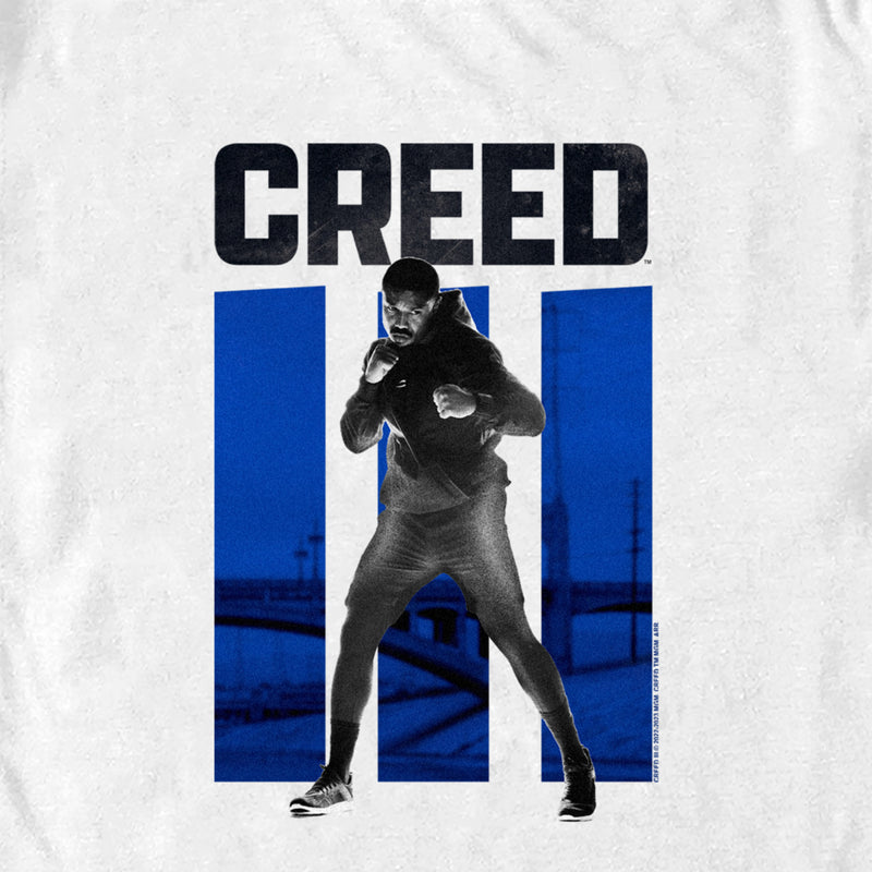 Men's Creed III Blue Poster T-Shirt