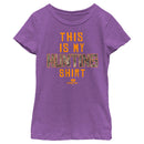 Girl's Mossy Oak This Is My Hunting Shirt Orange Logo T-Shirt