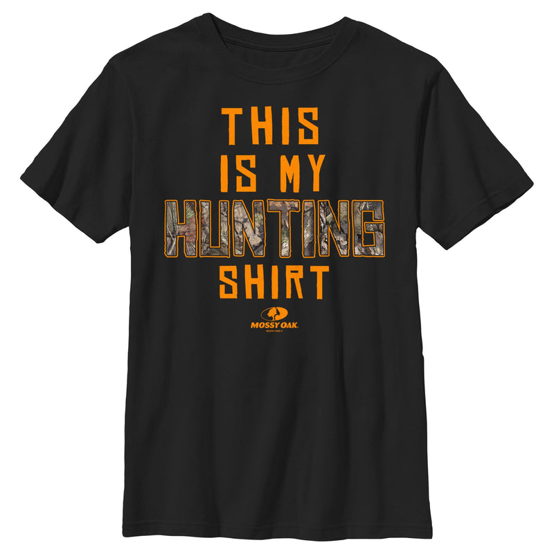 Boy's Mossy Oak This Is My Hunting Shirt Orange Logo T-Shirt