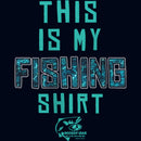 Girl's Mossy Oak This Is My Fishing Shirt Aqua Logo T-Shirt