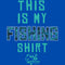 Boy's Mossy Oak This Is My Fishing Shirt Aqua Logo T-Shirt