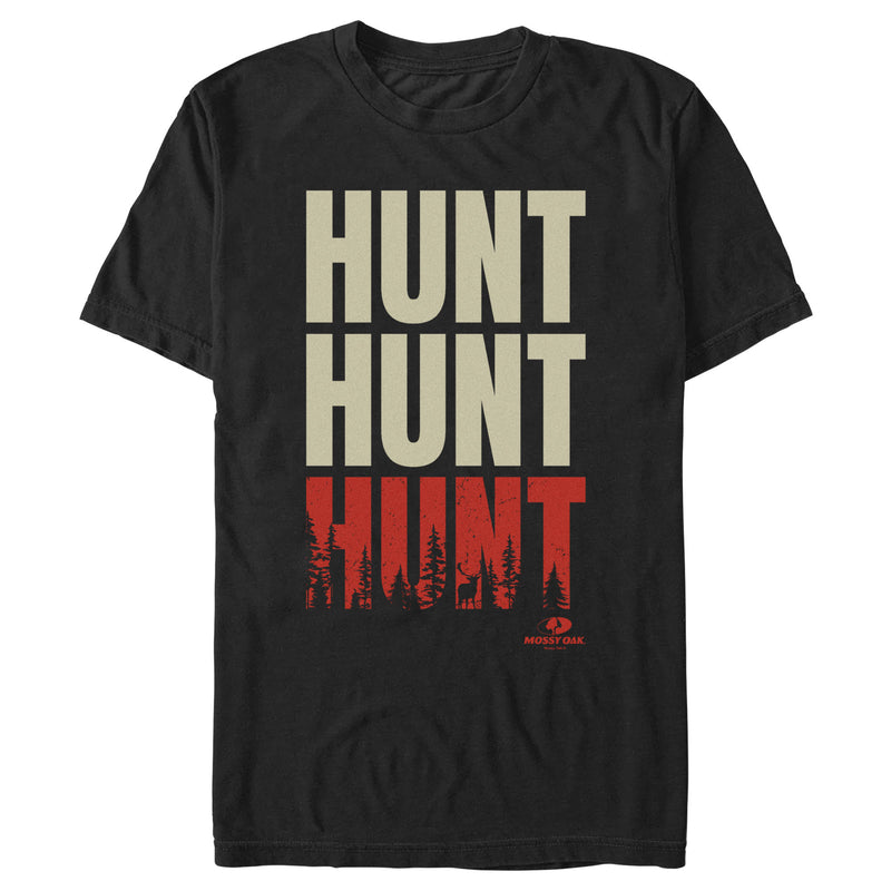 Men's Mossy Oak Hunt Text Stack T-Shirt