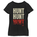 Girl's Mossy Oak Hunt Text Stack T-Shirt