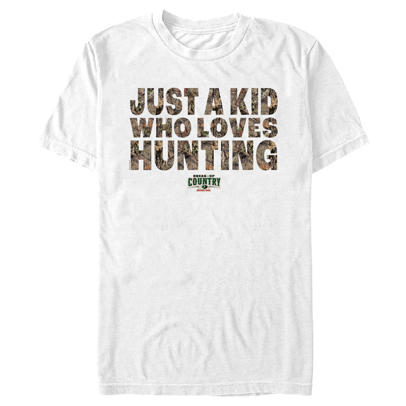 Men's Mossy Oak Just a Kid Who Loves Hunting T-Shirt