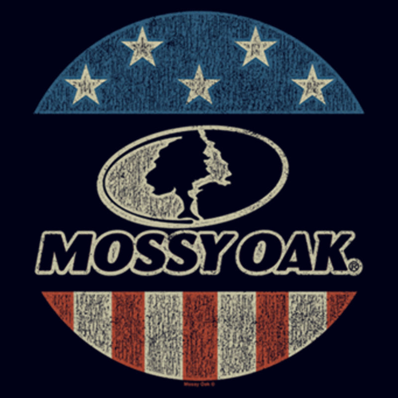 Women's Mossy Oak American Flag Circle Logo T-Shirt